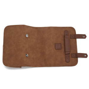 Estuche de Cuero PU de Alta Gama para Tijeras de Peluquería, Color Marrón, para Estilistas - Product Image 4