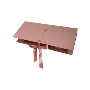 Cajas plegables I Love You de LOW MOQ con cinta de seda, caja de regalo rectangular de flores para mi novia en el Día de San Valentín, Día de la madre - Product Image 4