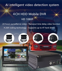 Système de sécurité mobile DVR 4 canaux, <span class=keywords><strong>enregistreur</strong></span> de <span class=keywords><strong>disque</strong></span> <span class=keywords><strong>dur</strong></span> pour véhicule <span class=keywords><strong>avec</strong></span> conception antichoc pour bus scolaire/logistique - Product Image 2