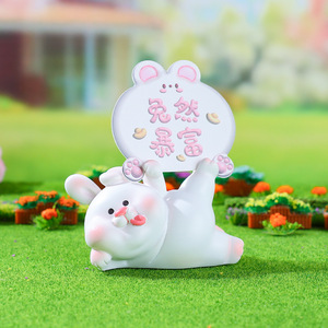 ของตกแต่งรถรูปสัตว์เลี้ยงน่ารักสร้างสรรค์ ตุ๊กตาคนดังบนอินเทอร์เน็ตสุดน่ารัก ขายส่ง ของตกแต่งโต๊ะนักเรียน ของขวัญชิ้นเล็กๆ - Product Image 4