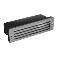 Luminaire encastré carré IP65 à led en aluminium pour rampe d'éclairage d'escalier