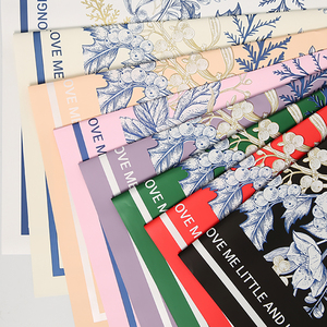 2025 nouveauté papier d'emballage de fleurs étanche avec motif de mode fleuriste fournitures papier d'emballage pour Bouquet frais - Product Image 1