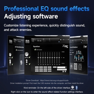 Audífonos Inalámbricos MCHOSE V9/V9 Pro <span class=keywords><strong>Originales</strong></span> al por Mayor, Tri-Modo, Ergonómicos, Bobina Móvil, Baja Latencia, Personalizados para Juegos - Product Image 6
