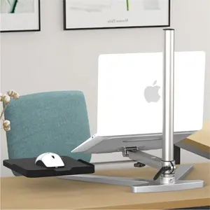 앉기 스탠드 노트북 책상 알루미늄 합금 노트북 스탠드 높이 조절 노트북 스탠드