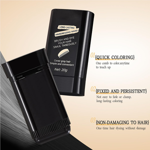 Tinta per Capelli Impermeabile 2-in-1 con Pettine, Copre le Radici e i Capelli Grigi Uniformemente, Senza <span class=keywords><strong>Ammoniaca</strong></span>, Portatile - Product Image 4