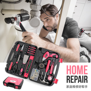 Hi-Spec Electric Screwdriver 3.6V Lithium Battery USB Charge DIY Repair ToolPink lady's toolbox - Product Image 2