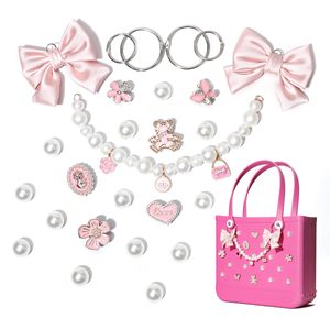 Breloques florales pour sac Bogg, accessoires décoratifs mignons en perles pour sacs fourre-tout, compatibles avec tous les modèles, insert fleur marguerite originale - Product Image 1