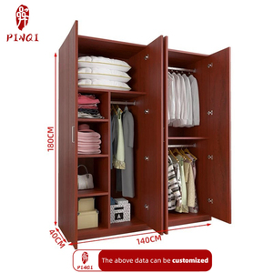 YG-72 Promozione di Fabbrica <span class=keywords><strong>Armadio</strong></span> a 3 <span class=keywords><strong>Ante</strong></span> <span class=keywords><strong>Scorrevoli</strong></span> in Legno Guardaroba per Camera da Letto Domestica - Product Image 6