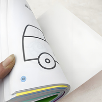 Impression de livre de coloriage personnalisé avec logo, couverture rigide, couleur pleine, bon marché en Chine