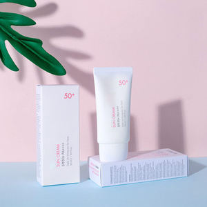 Crème solaire teintée Spf 50 longue durée imperméable sans fonte blanche forte protection <span class=keywords><strong>UV</strong></span> oxyde de zinc teinté spf crème solaire minérale - Product Image 2