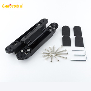 34x246mm 120kg 3d <b>Adjustable</b> Concealed Door Hinges-heavy Duty Zinc Design for Kitchen Living Room Modern Style Bld-c01 3d Door - Product Image 1