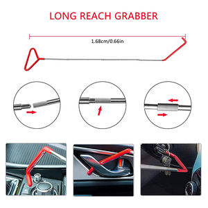 Juego de 18 Herramientas de Cerrajería para Camiones y Automóviles, Placa de Deformación de Acero Inoxidable, Gancho de Emergencia para Llaves de Automóviles, Bomba de Cuña de Aire, Bolsa - Product Image 3