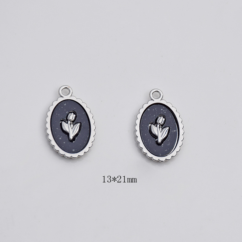 Tulipes ovales noires