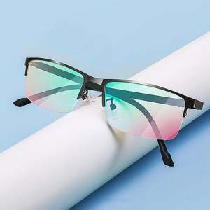 Gafas de Sol Cuadradas con Media Montura TR90 de Moda 2022, Gafas para Daltonismo Rojo-Verde, Gafas para Hombre - Product Image 2