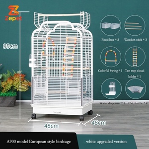 Bellissima Gabbia per Pappagalli Artificiale, Grande e Alta, Facile da Montare, per Uccelli di Piccola Taglia - Product Image 3