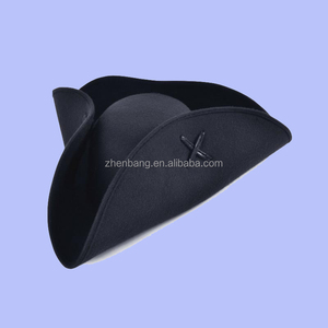 Cappello <span class=keywords><strong>da</strong></span> <span class=keywords><strong>Pirata</strong></span> Nero Personalizzabile, Vendita all'Ingrosso di <span class=keywords><strong>Cappelli</strong></span> di Paglia One Piece per Bambini e Adulti - Product Image 2