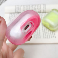 Liquide pour étui AirPods, luminescent dans le noir, effet sable mouvant, coque rigide pour PRO 2 Pro 3 4