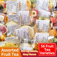 Thé Froid International aux Fruits Assortis (Pamplemousse, Citron, Fruit de la Passion, Pomme, Astragale, Kumquat) Lyophilisé 25g Sans Sucre OEM