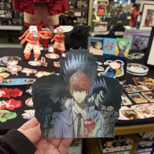 Nota della morte <span class=keywords><strong>L</strong></span> notte luna dio Ryuk 3D gradiente illusione adesivo dinamico personaggio Anime adesivo adesivo per auto - Product Image 3