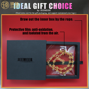 Zhenzxi-<span class=keywords><strong>Cadena</strong></span> de diseño de nudo grueso para <span class=keywords><strong>hombre</strong></span> y mujer, collar de latón amarillo de alta calidad, oro de 18K, resistente al deslustre, gran oferta de <span class=keywords><strong>Amazon</strong></span> - Product Image 5