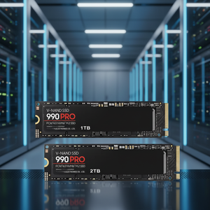 SSD 990 PRO Berkinerja Tinggi 1TB PCIe 4.0 M.2 2280 Internal Solid State Drive untuk Laptop - Product Image 1