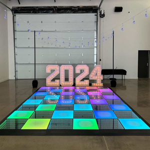 Piste de danse LED avec dalles LED à changement de couleur RVB pour scène d'événements professionnels et éclairage de discothèque - Product Image 1