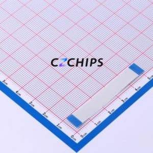 JS05A-14P-050-3-4 FFC Cable (Flexible Flat Cable) P=0.5mm Connector 14P 0.5mm 0.3mm Non-Inverting - Product Image 2