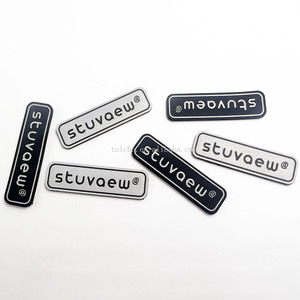 Logotipo de transferencia de calor de silicona, etiqueta personalizada para <span class=keywords><strong>ropa</strong></span>, venta al por mayor, estampado plano, gancho mágico para <span class=keywords><strong>ropa</strong></span> - Product Image 6