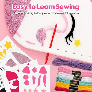 Sac de loisirs créatifs DIY magique Princesse : Jouets de couture et de tissage amusants et sans désordre – Cadeau d'anniversaire pour filles et garçons - Product Image 4