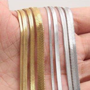 Alta calidad 925 plata esterlina italiana 2 mm Flexible plano espiga cadena collar plano serpiente cadena hombres mujeres regalo perla - Product Image 3