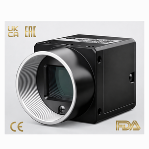 Caméra de surveillance HIK ROBOT MV-CS023-10GM 2.3MP Mono GigE PoE à balayage d'aire IMX249 avec montage à bride pour l'inspection des défauts en automatisation - Product Image 1