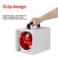 Testeur infrarouge de film solaire MoxB, lampe infrarouge portative carrée anti-explosion pour isolation thermique 275W, support personnalisé