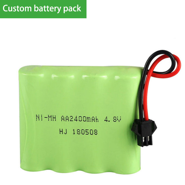 Factory Custom Ni-MH Ni-CD 2.4v 3.6v 4.8v 6v 7.2v 9.6v 12v 14.4v Size AA AAA AAAA Sub C NiMH NiCD Rechargeable Battery Pack