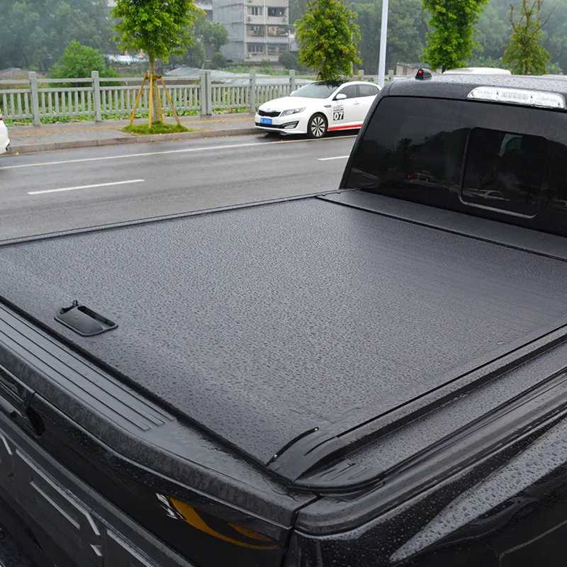 Pickup truck car accessories retractable truck bed covers roller lid tonneau cover for hilux rocco revo vigo gun125