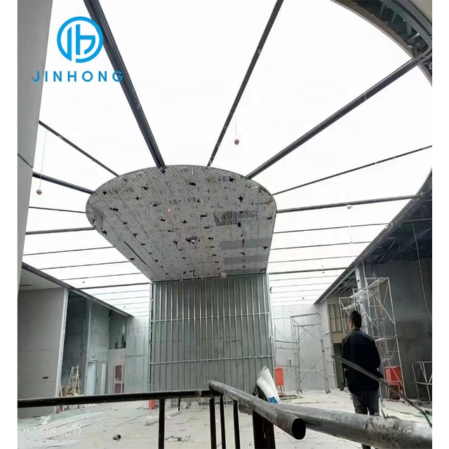 Different Soft Flm Ceiling Led Fabric Ceilinglight up Box Pvc Stretch Ceiling Film Shopping Mall Decorative Ceiling