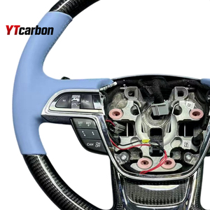 Volante de Fibra de Carbono Real Personalizado Estilo Racing para Continental 16+, Accesorios Interiores para Auto, Modificación de Piezas de Auto YTcarbon - Product Image 5