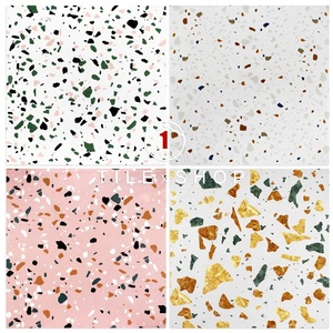 Pietra artificiale di BOTON moderna a buon mercato grande grano pavimento in Terrazzo piastrelle <span class=keywords><strong>30x30</strong></span> - Product Image 6