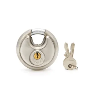 Samhoo Wholesale Direct Sales 60-90mm Stainless Steel Round Disk Lock Waterproof Round Disc Padlocks