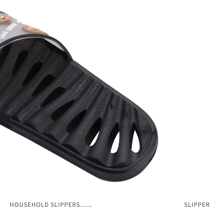 Home Slippers Wholesale Indoor Bathroom Hollowed Men and Women PVC Anti-slip Slides Shoes