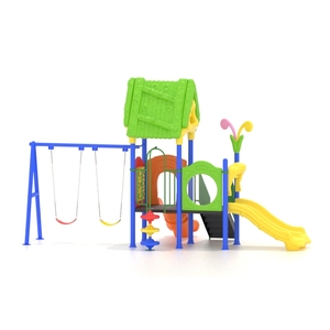 Nicro-terrain de jeux avec tuyau galvanisé, 3 diapositives, équipement de parc de divertissement en plein air à vendre - Product Image 2