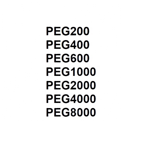 Poli (glicole etilenico) Cas 25322-68-3 PEG200 PEG400 PEG800 piolo 1000 PEG4000 piolo 8000