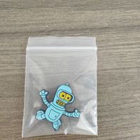 Pin Esmaltado de Robot de Futurama, Broche de Anime, Insignia Personalizada Directa de Fábrica, Regalo Único para Geeks