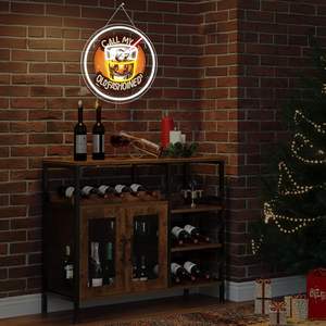 Letrero LED de Neón para Club de Degustación de Vino, Luces Nocturnas para Bar de Música, Decoración de Fiesta, Ideas de Regalo, Decoración de Pared, Llamar a My Old Fasion, Letrero de Neón - Product Image 2