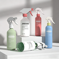 Botol Semprot Plastik Premium untuk Parfum, Krim Mata, Aerosol, Alkohol, dengan Tombol Tekan, Model Mouse, Semprotan Halus, Khusus PET