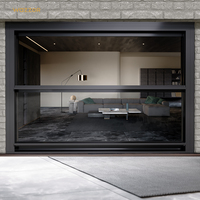 Ventanas Corredizas de Balcón Multifuncionales Insonorizadas con Elevación Eléctrica Wazzor, de Aluminio y Vidrio Templado, con Bloqueo para Niños