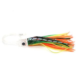 Esca <span class=keywords><strong>da</strong></span> Traina in Resina con Testa e Gonnelline di Calamaro, Esca Acrilica per Tonno d'Alto <span class=keywords><strong>Mare</strong></span>, Esche <span class=keywords><strong>da</strong></span> Traina per Grandi Predatori come Wahoo - Product Image 6