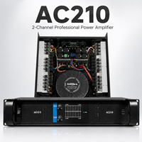 Amplificateur de puissance professionnel 2 canaux 1000W 8 Ohm haute puissance pour DJ, enceintes de sonorisation et systèmes audio live