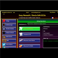 Logiciel Easy Renault 6.1.4 pour programmeur ECU Renault, effacement des cartes de clés de collision, nettoyage des clés UCH