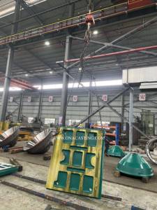 Parti di Usura per Frantoio a Mascelle C130, Piastra Fissa e Oscillante in Carburo di Tungsteno con Inserto in <span class=keywords><strong>TiC</strong></span> ONA-MM1085668 ONA-MM1032302 - Product Image 6