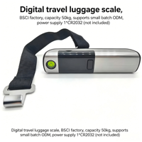 Pèse-bagages numérique de qualité supérieure Pèse-personne portable en acier inoxydable avec source d'alimentation par batterie Nouvelle idée Produit Catégorie supérieure